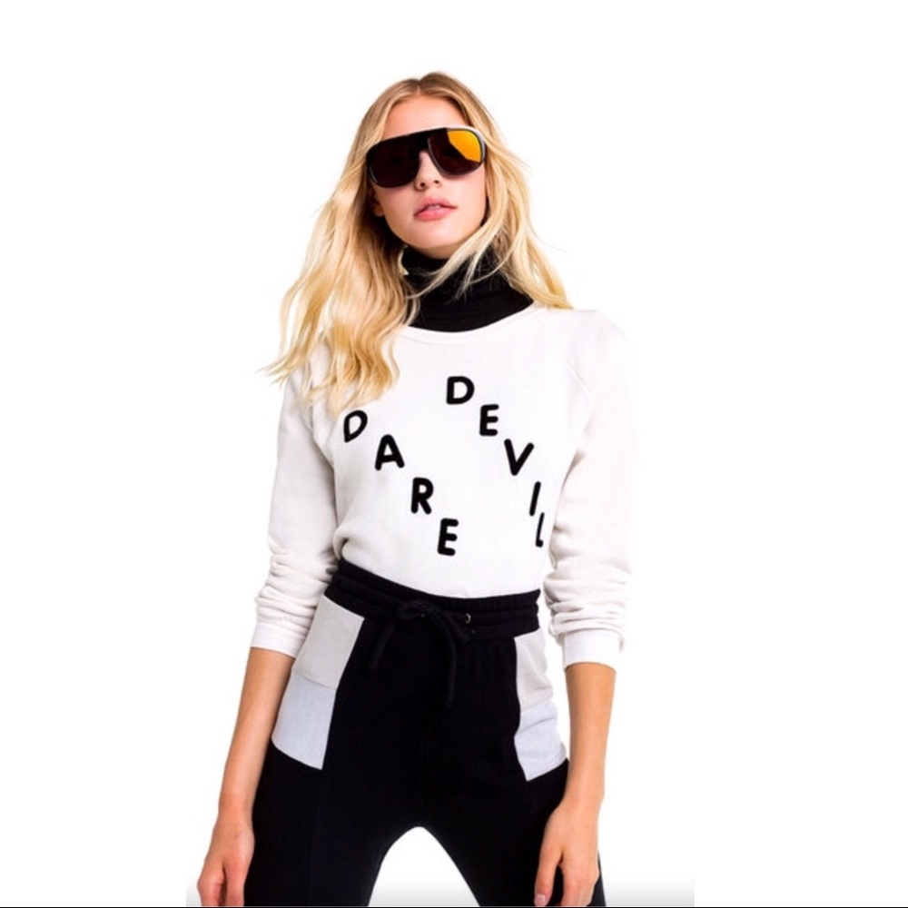 Wildfox Dare Devil Sweatshirt Size XS New